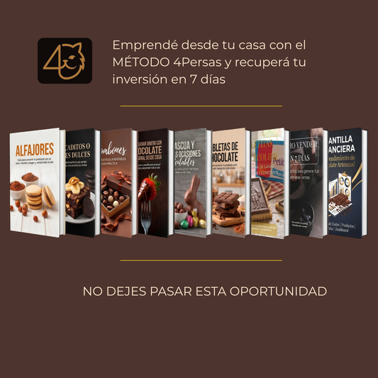 Emprende desde casa sin experiencia, con chocolate artesanal en 7 días (6 e-books)+ 3 bonos.